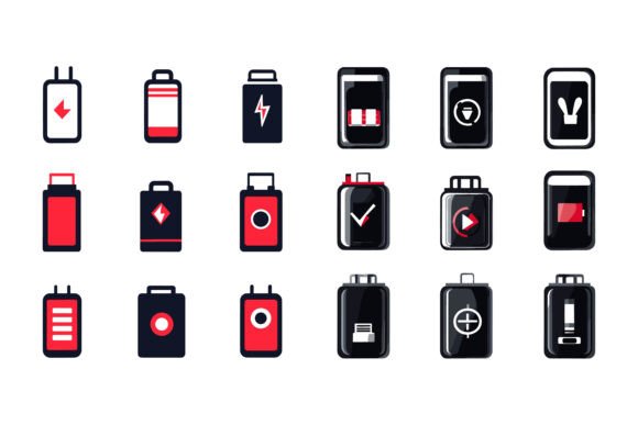 Battery Charger Icon Full Low: Clarifying Power Status in Design