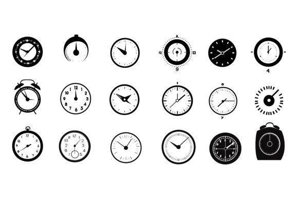 Clock Icon Vector: Timeless Design Assets for Modern Creative Projects