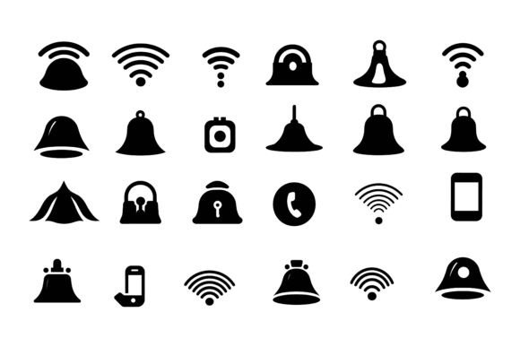 Lighthouse, Satellite, Antenna & Alarm Vector Art