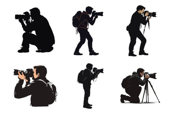 Set of Photograper Vector Illustration: Sidestep Poor Choices and Create with Confidence