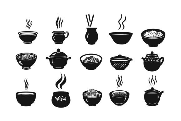 What a Cooking Saucepan Steam Icon Set Brings to Your Creative Toolkit
